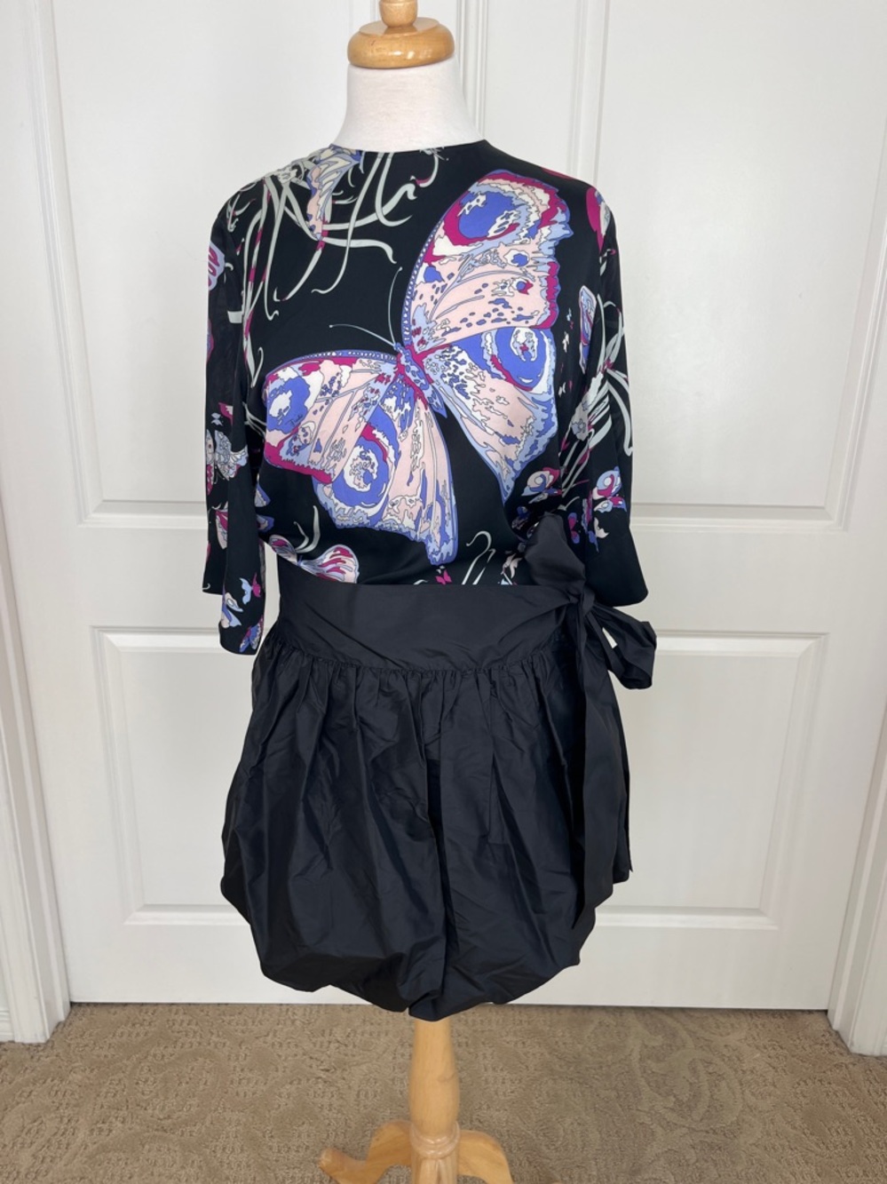 Emilio Pucci Silk Bubble Skirt Size 10